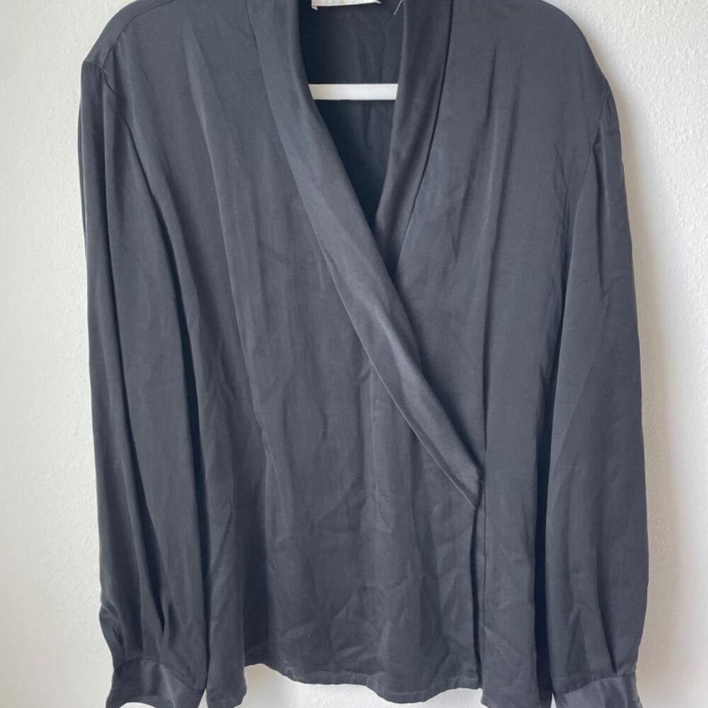 Dana-buchman Women's Black Blouse